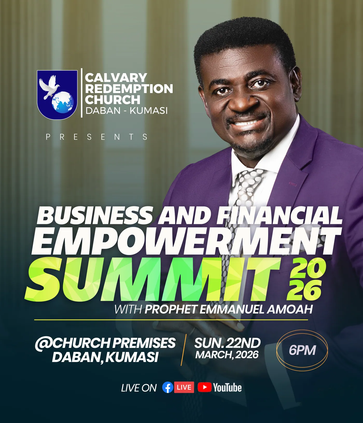 Business and Financial Empowerment Summit 2026 flyer