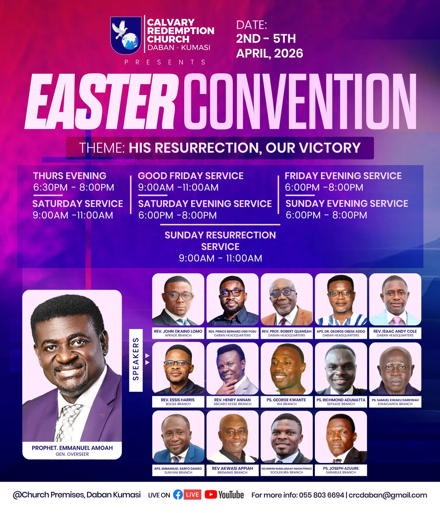 Easter Convention flyer