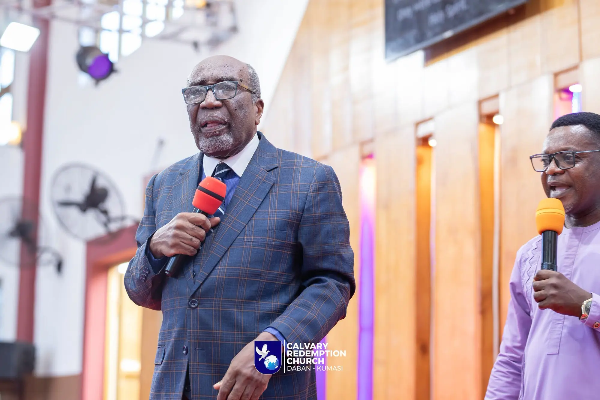 A guest minister preaching